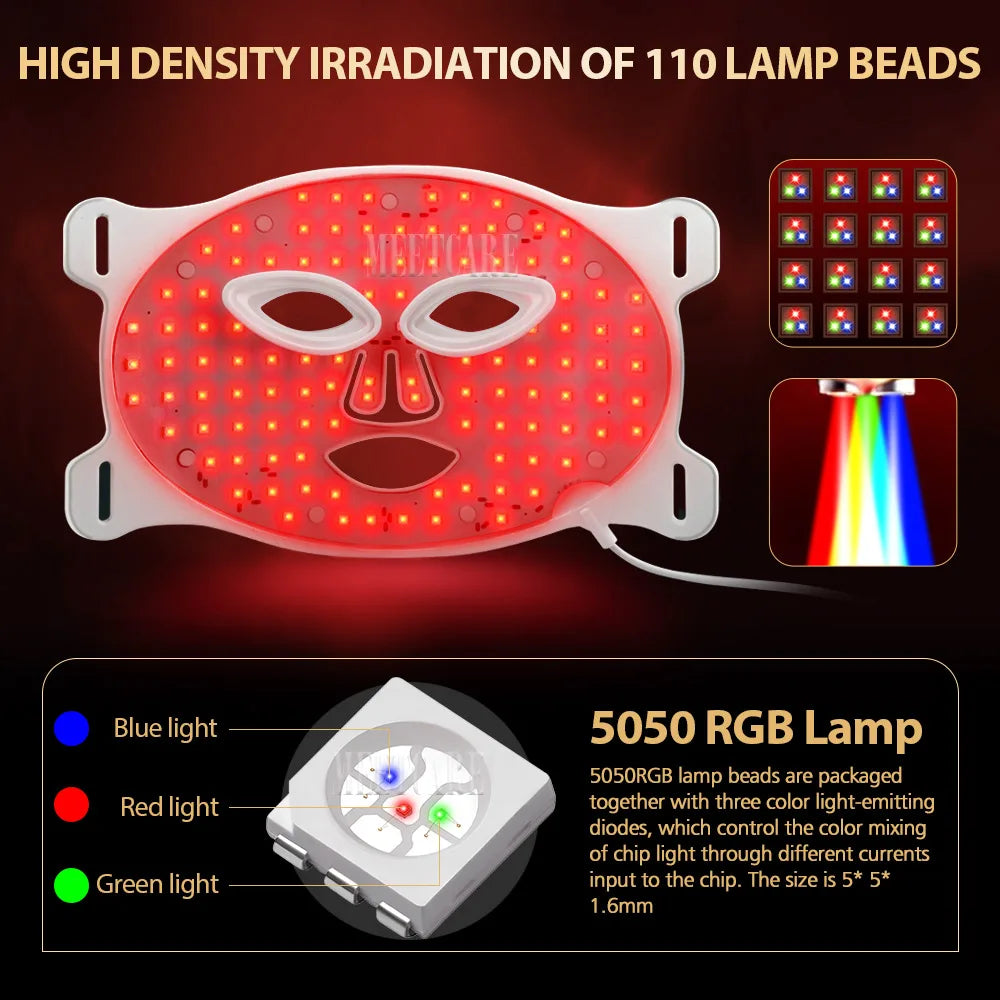 RadiantGlow LED Facial Mask